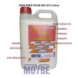 CERA PARA PULIR TODO TIPO DE SUELOS GSC-62  5 Lts.