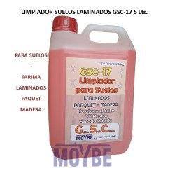 LIMPIADOR SUELOS LAMINADOS/TARIMAS GSC-17 5 Lts.