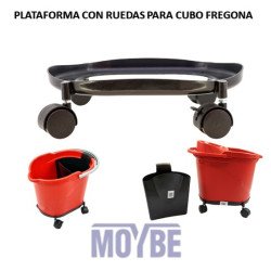 PLATAFORMA CON RUEDAS PARA CUBO FREGONA