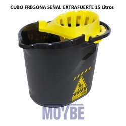 CUBO FREGONA EXTRAFUERTE SEÑAL 15 Lts
