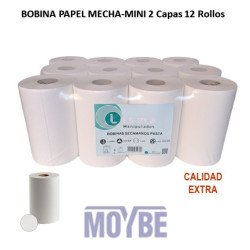 PAPEL MECHA MINI PASTA 2 Capas (12 Uds.)