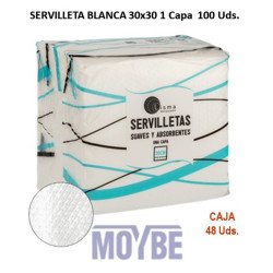 SERVILLETAS LISMA 30x30 100 Uds.(Caja 48 Paquetes)