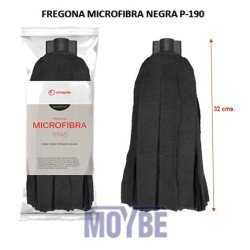 FREGONA TIRAS MICROFIBRA TODOTERRENO NEGRA P-190