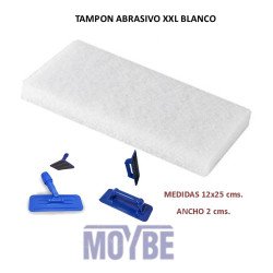 TAMPON ABRASIVO BLANCO 12x25