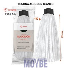 FREGONA ALGODON BLANCO T-180 Grs.