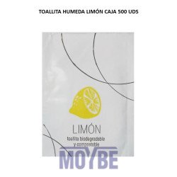 TOALLITA REFRESCANTE LIMON Caja 500 Uds.