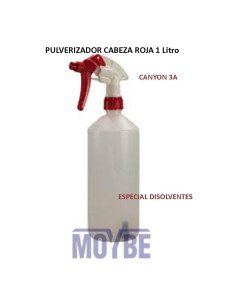 BOTELLA 1 Lt.+PULVE.A3 PROFESIONAL ROJO "SUPER" 1 Lt. 2