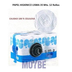 PAPEL HIGIENICO LIPSY 2 Capas 12 Rollos